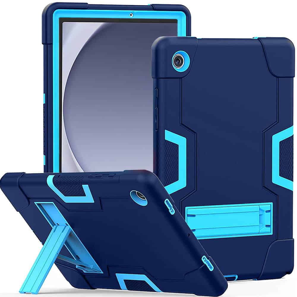 For Samsung Galaxy Tab A9 /Tab A9+ Plus Hybrid Fancy Shockproof Heavy Duty Kickstand Case Cover For Samsung Galaxy Tab A9 /Tab A9+ Plus Hybrid Fancy Shockproof Heavy Duty Kickstand Case Cover